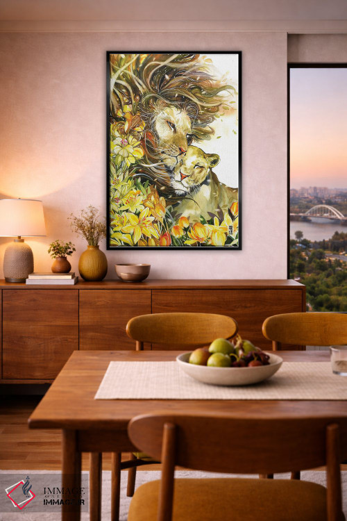 تابلو دکوراتیو والس بهاری اثر جونگکی - D6B