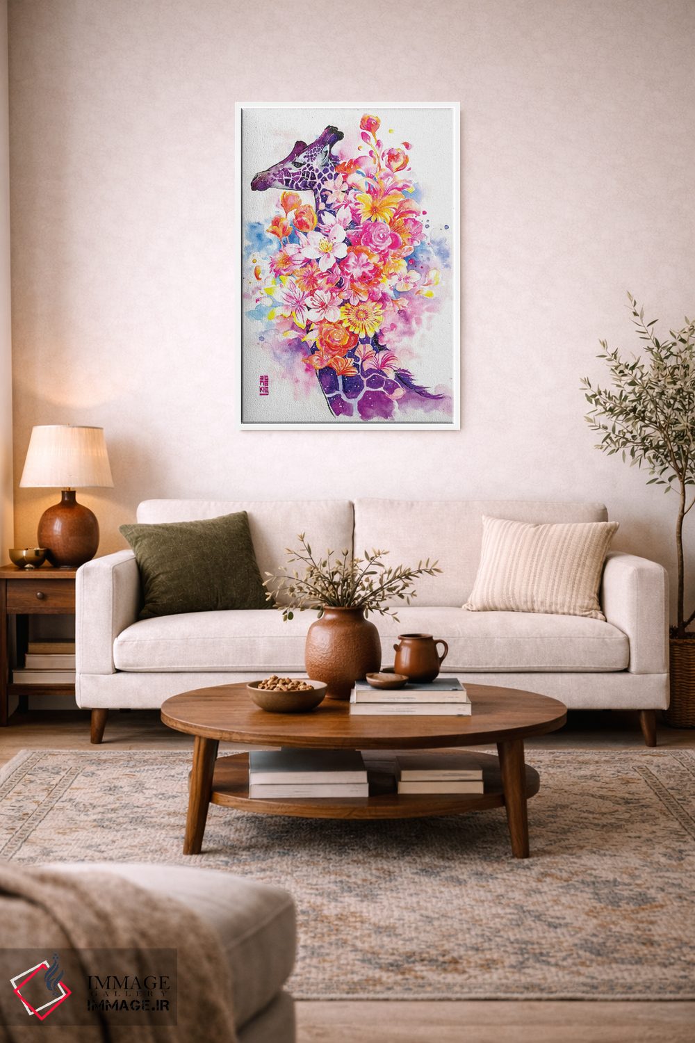 تابلو دکوراتیو بهار اثر جونگکی - D3W