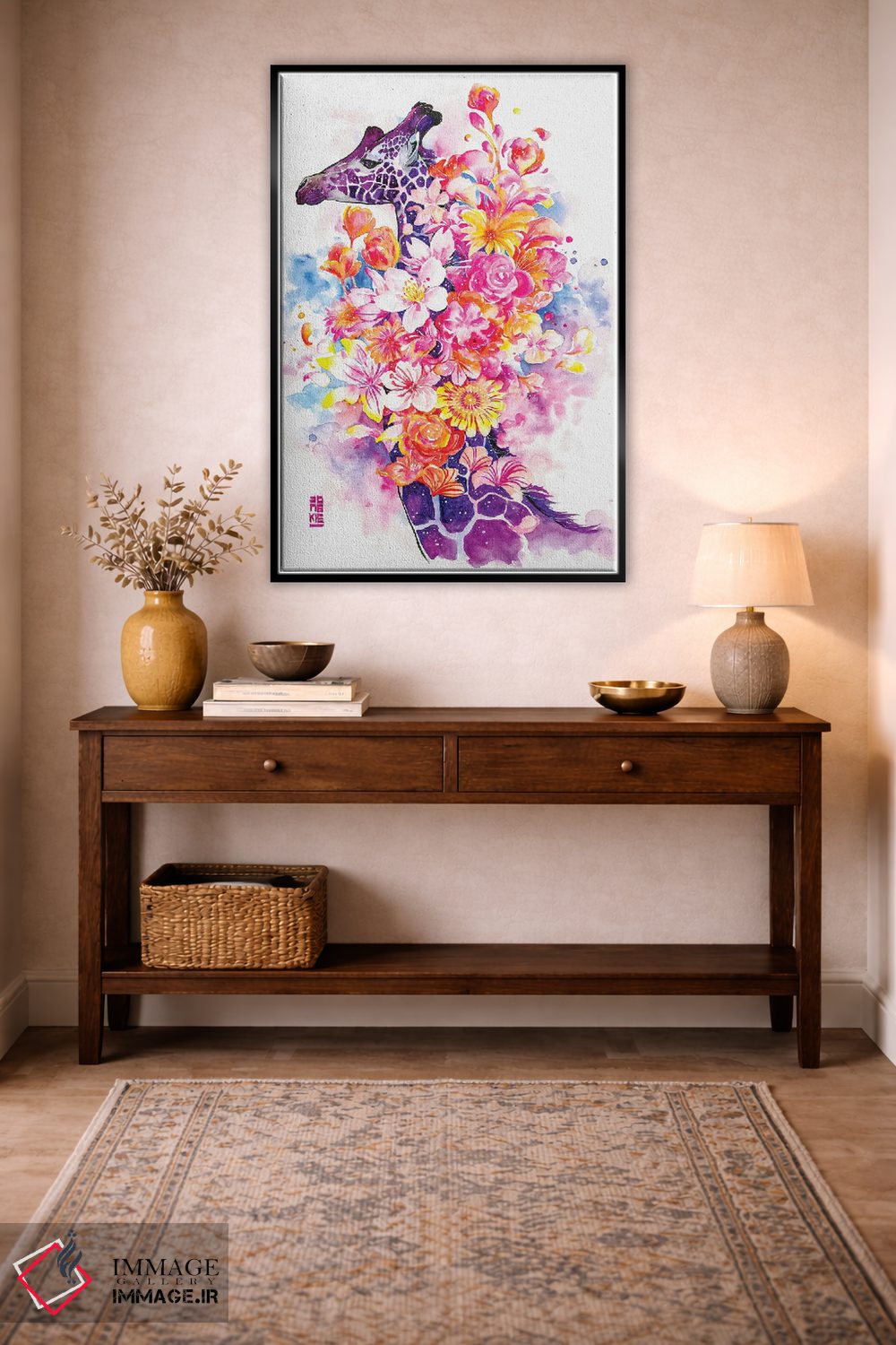 تابلو دکوراتیو بهار اثر جونگکی - D5B