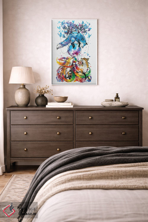 تابلو دکوراتیو گیرنده رویاها اثر جونگکی - D1W