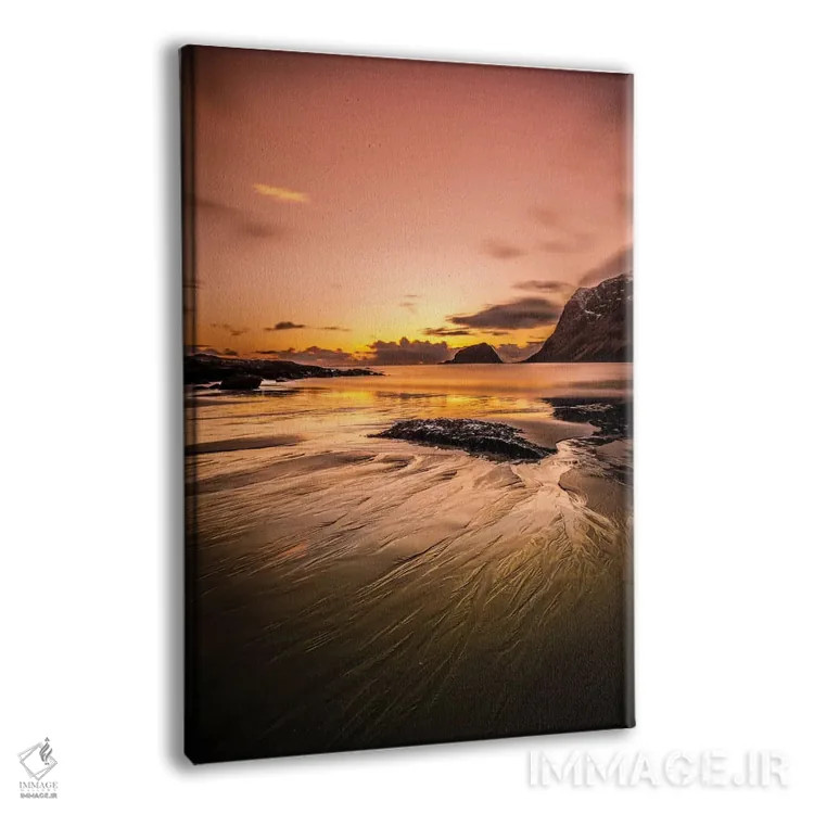 تابلو دکوراتیو لفوتن اثر اندرز یورولف - نمای پرسپکتیو محصول