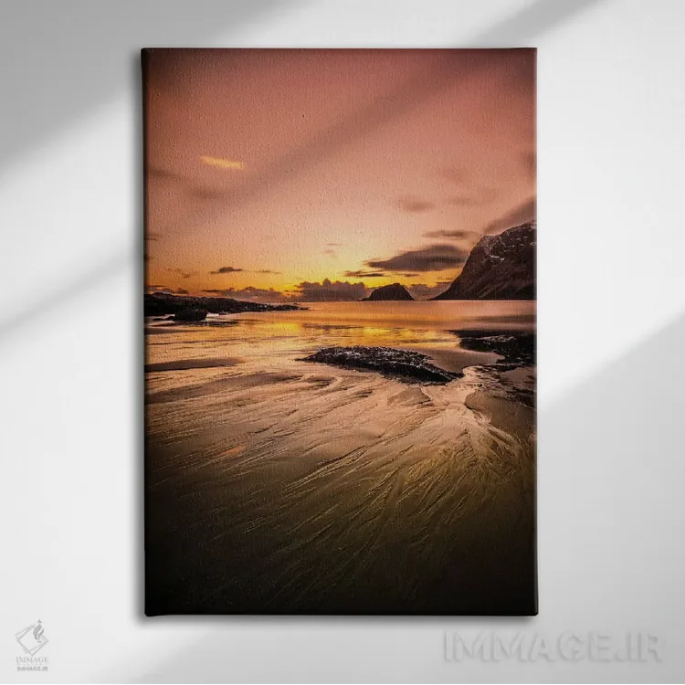 تابلو دکوراتیو لفوتن اثر اندرز یورولف - نمای روبهرو روی دیوار