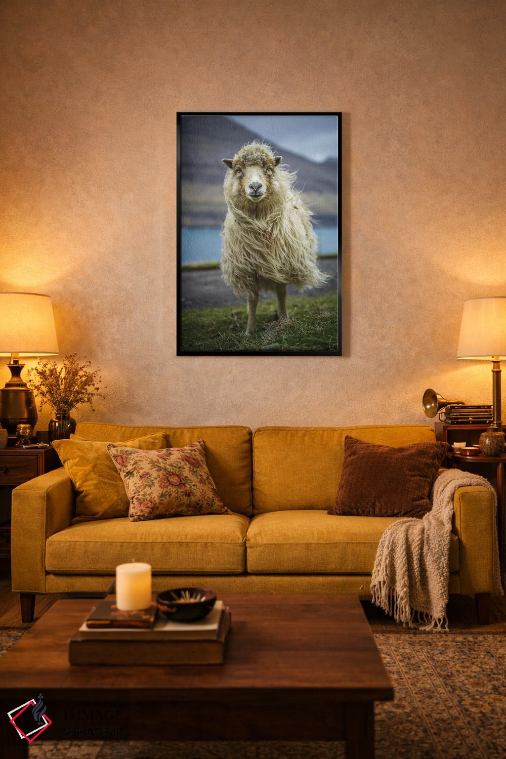 تابلو دکوراتیو گوسفند اثر اندرز یورولف - D4B