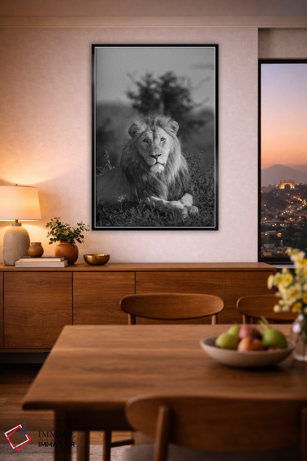 تابلو دکوراتیو شاه شیر اثر اندرز یورولف - D4B