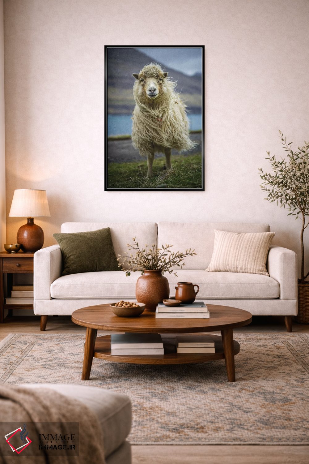 تابلو دکوراتیو گوسفند اثر اندرز یورولف - D5B