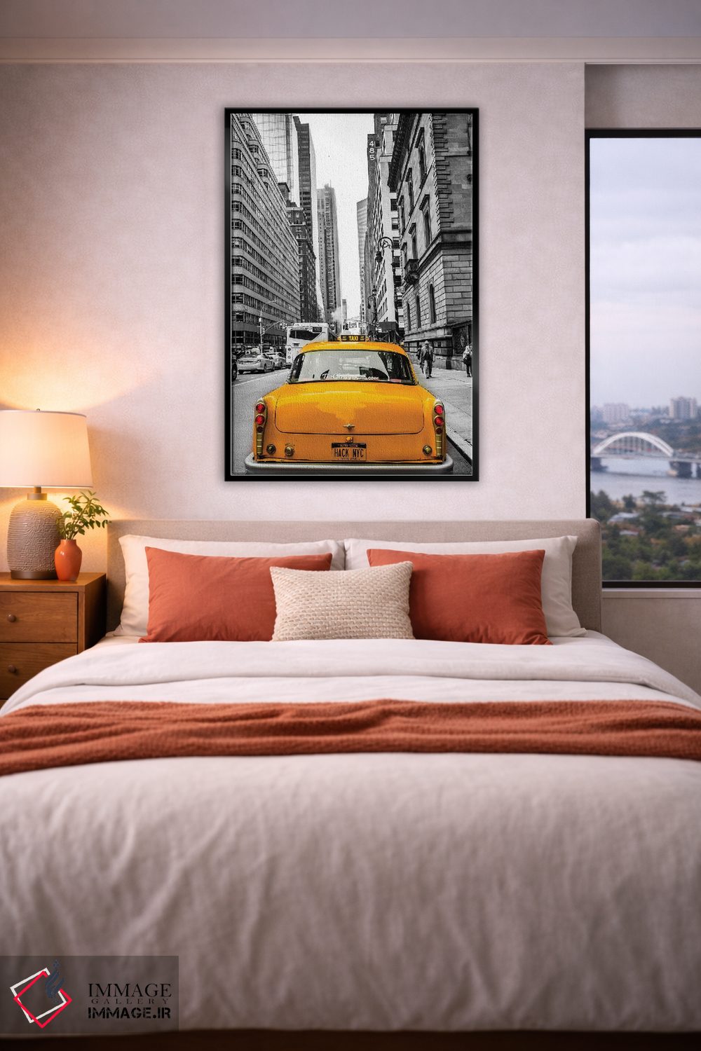 تابلو دکوراتیو شطرنجی در نیویورک اثر اندرز یورولف - D5B