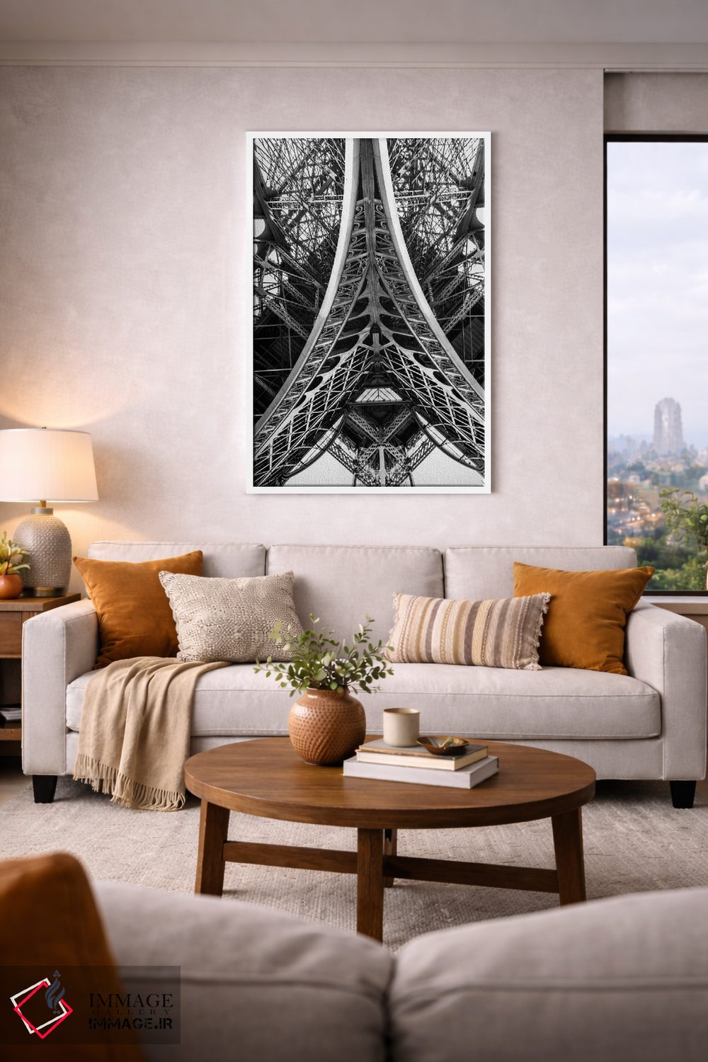 تابلو دکوراتیو برج ایفل اثر اندرز یورولف - D3W