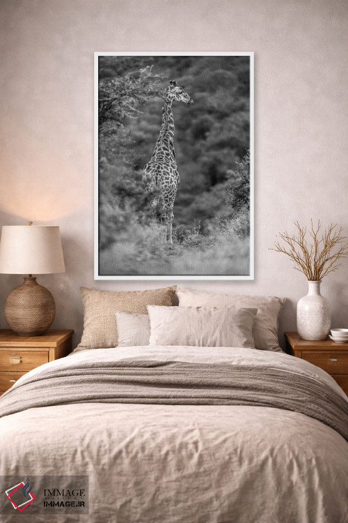 تابلو دکوراتیو زرافه جوان اثر اندرز یورولف - D1W