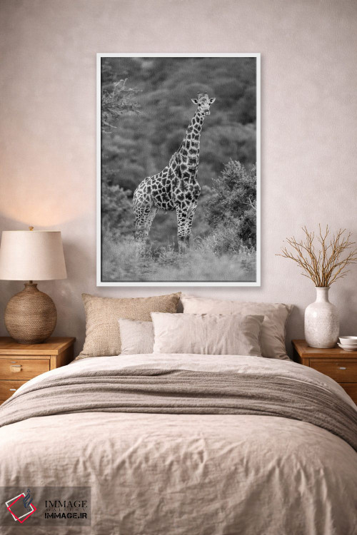 تابلو دکوراتیو زرافه باوقار اثر اندرز یورولف - D1W
