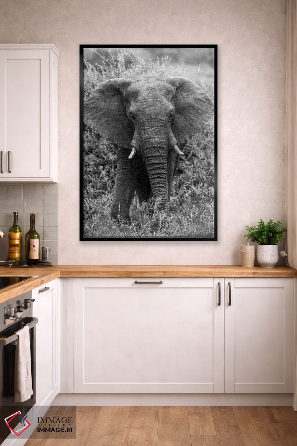تابلو دکوراتیو فیل در بیشه اثر اندرز یورولف - D2B