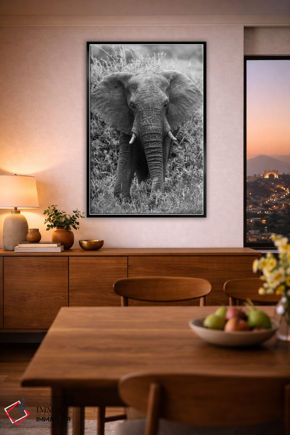 تابلو دکوراتیو فیل در بیشه اثر اندرز یورولف - D4B