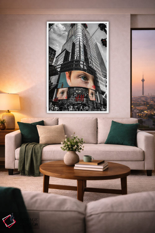 تابلو دکوراتیو چشم اثر اندرز یورولف - D1W