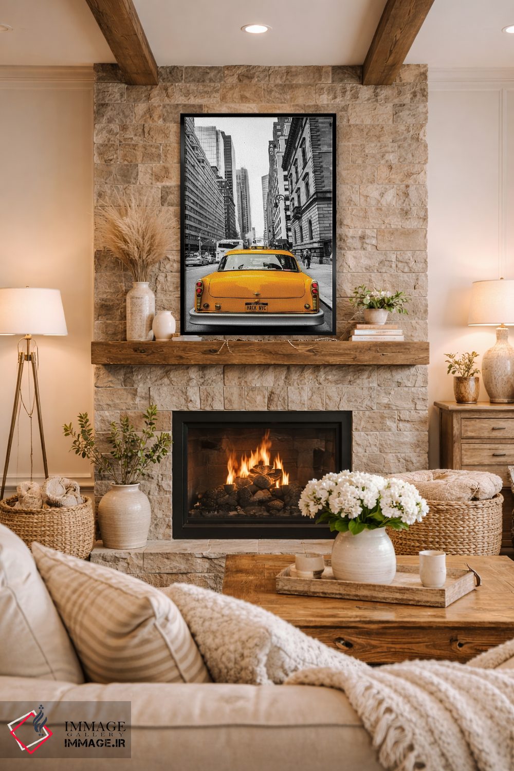 تابلو دکوراتیو تاکسی در نیویورک اثر اندرز یورولف - D2B