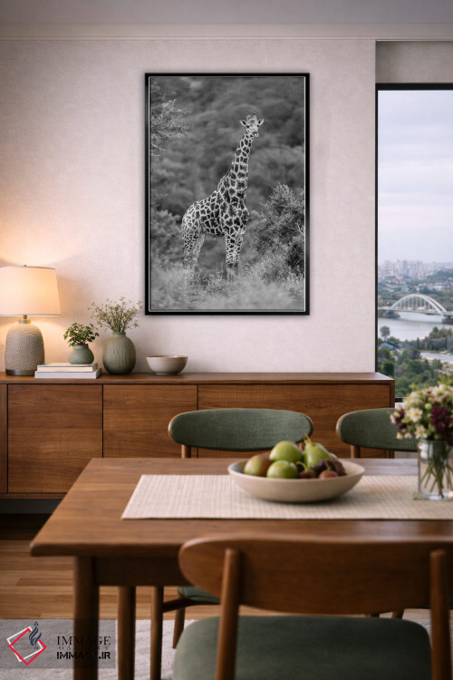 تابلو دکوراتیو زرافه باوقار اثر اندرز یورولف - D6B