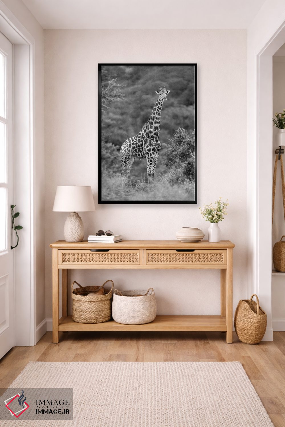 تابلو دکوراتیو زرافه باوقار اثر اندرز یورولف - D5B