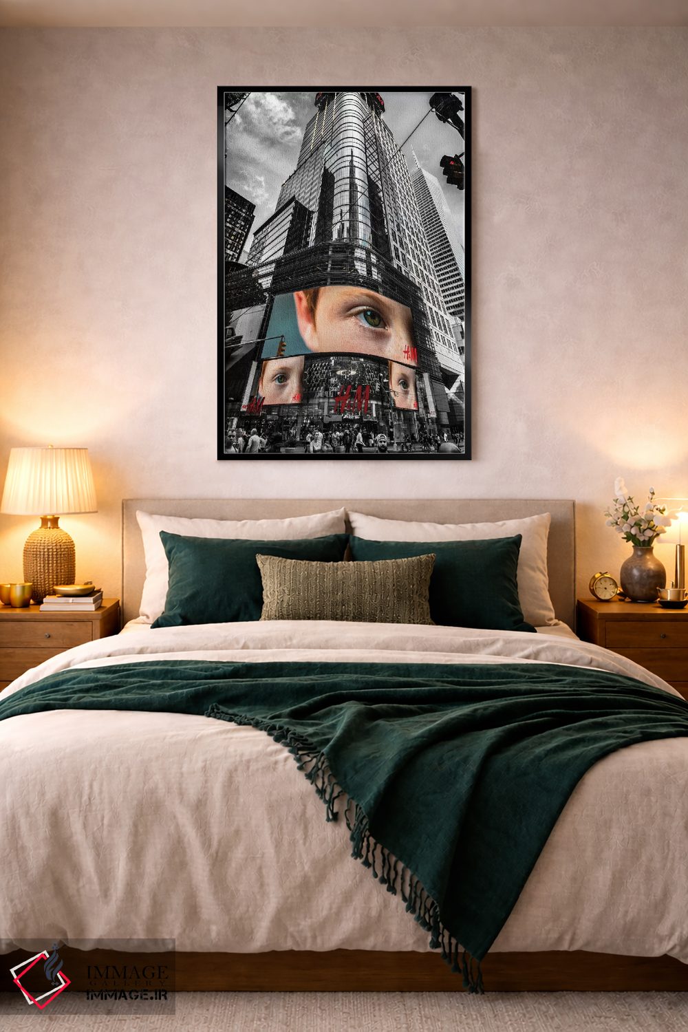 تابلو دکوراتیو چشم اثر اندرز یورولف - D4B