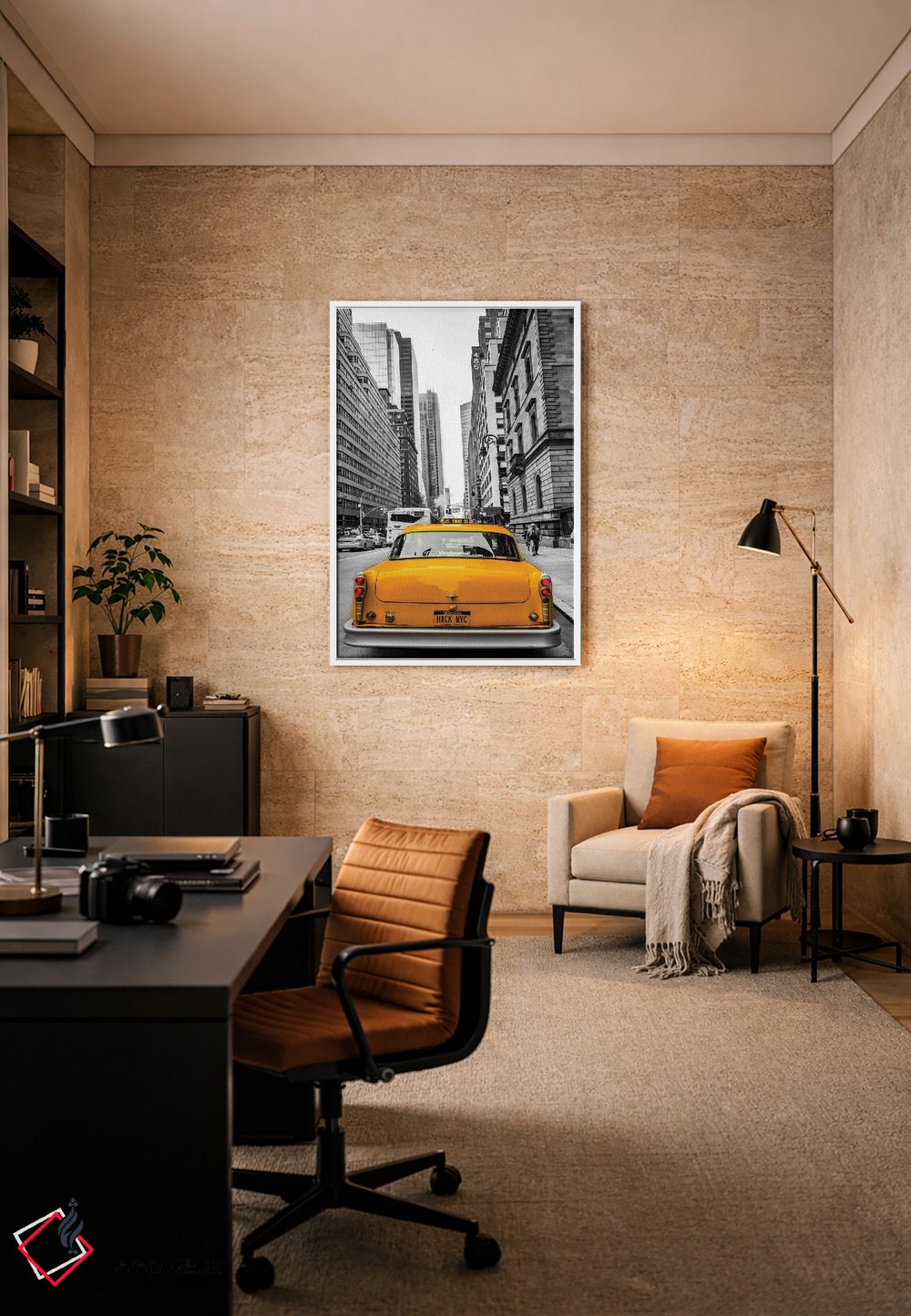 تابلو دکوراتیو تاکسی در نیویورک اثر اندرز یورولف - D6W