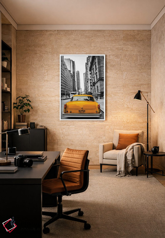 تابلو دکوراتیو تاکسی در نیویورک اثر اندرز یورولف - D6W