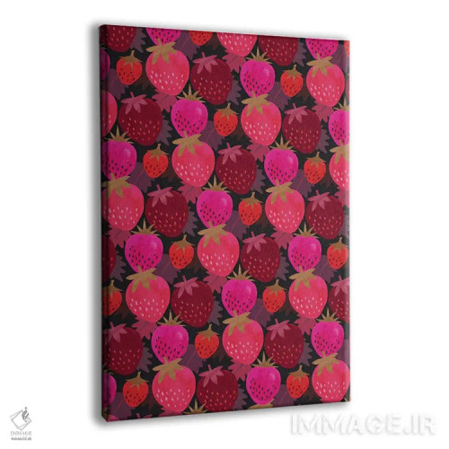 تابلو دکوراتیو توت فرنگی های پاییزی اثر جو تایلور - نمای پرسپکتیو محصول