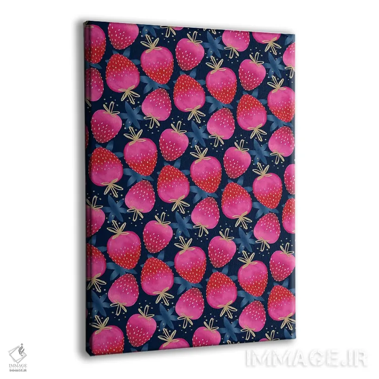 تابلو دکوراتیو توت فرنگی های گرباورهای اثر جو تایلور - نمای پرسپکتیو محصول