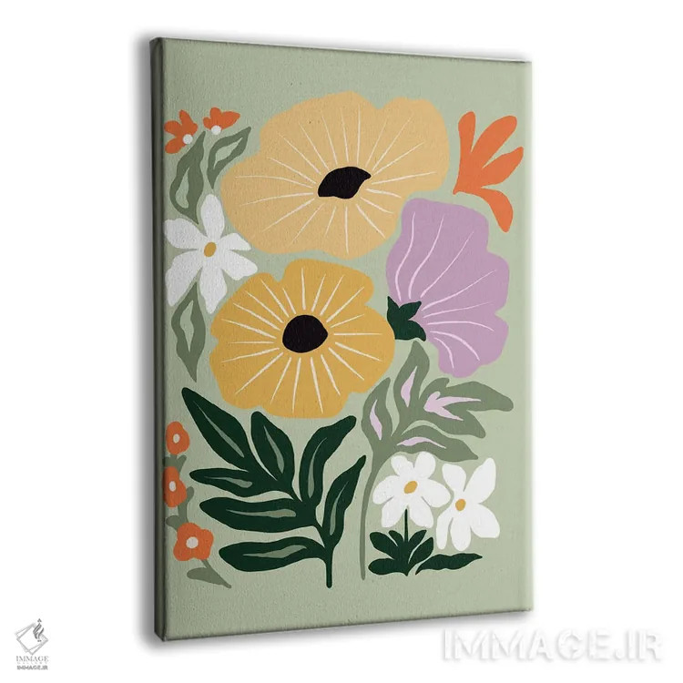 تابلو دکوراتیو چمنزار طلایی اثر جو تایلور - نمای پرسپکتیو محصول