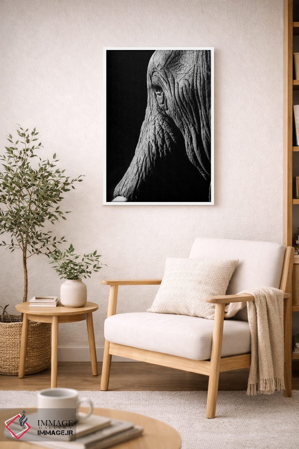 تابلو دکوراتیو فیل اثر اندرز یورولف - D4W
