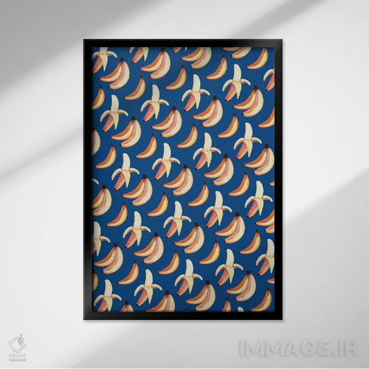 تابلو دکوراتیو موزها اثر جو تایلور - نمای قابدار مشکی