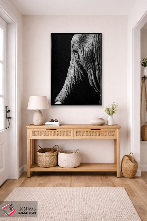 تابلو دکوراتیو فیل اثر اندرز یورولف - D5B