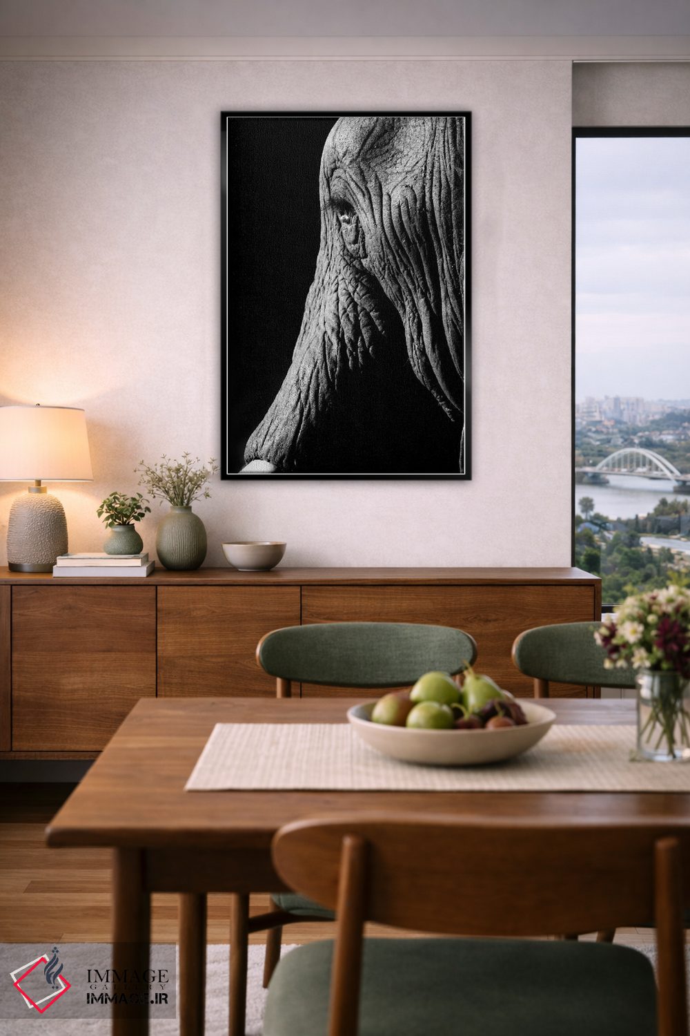 تابلو دکوراتیو فیل اثر اندرز یورولف - D6B