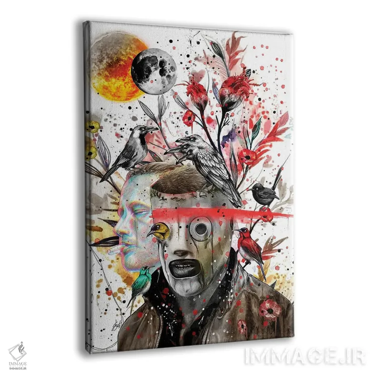 تابلو دکوراتیو کوری تیلور II اثر جان سانتوس - نمای پرسپکتیو محصول