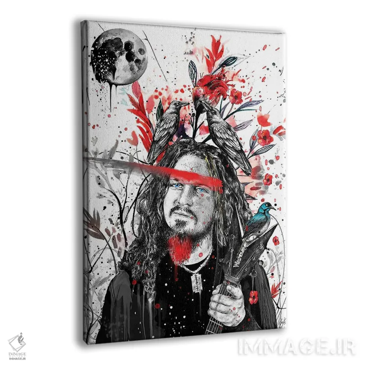 تابلو دکوراتیو دایم بگ دارل اثر جان سانتوس - نمای پرسپکتیو محصول