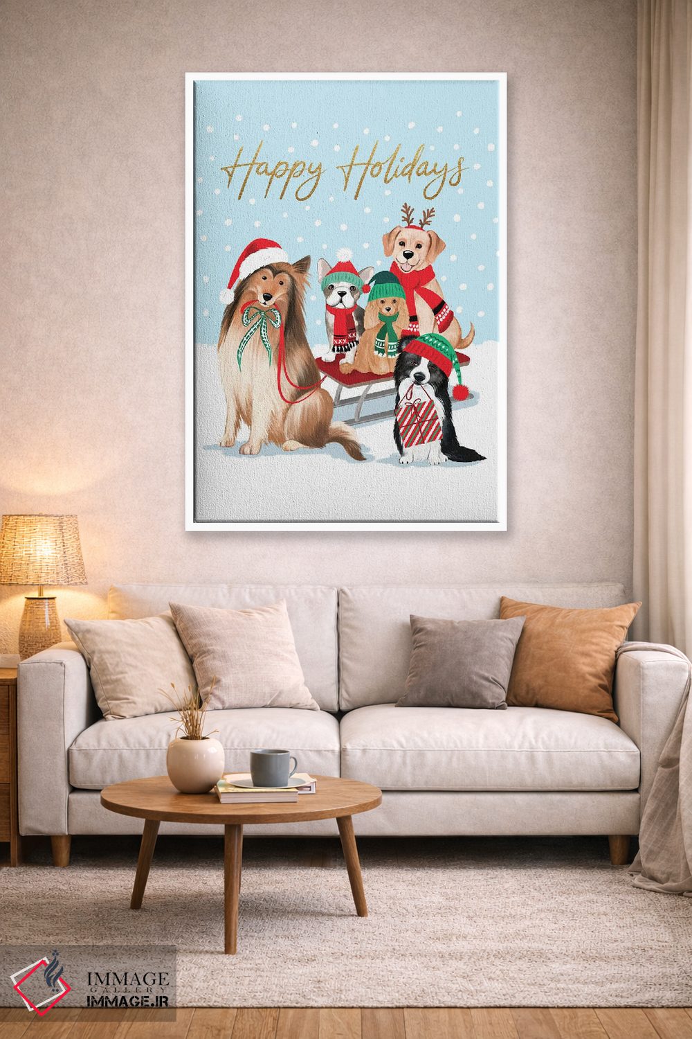تابلو دکوراتیو تعطیلات خوش اثر جو تایلور - D2W