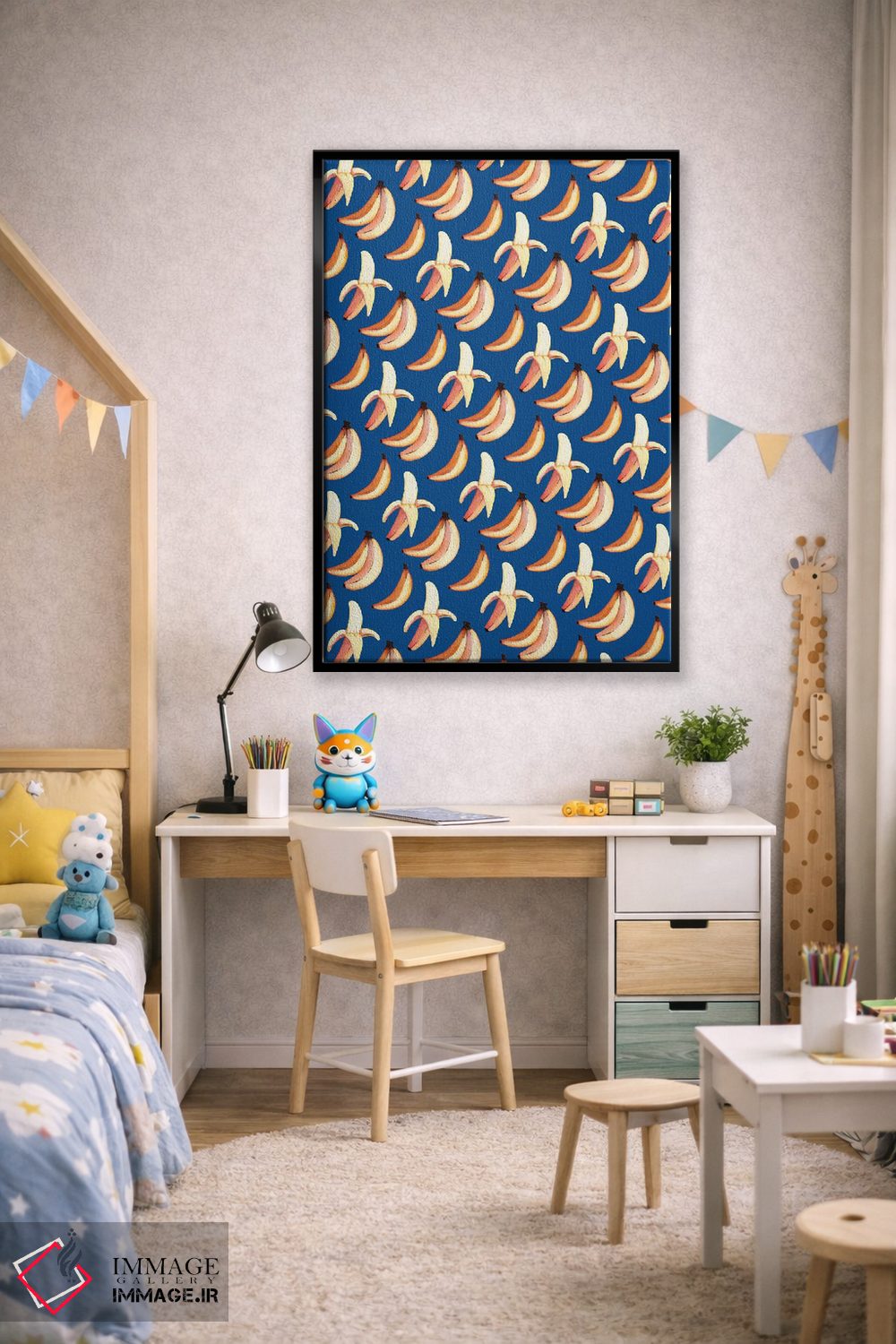 تابلو دکوراتیو موزها اثر جو تایلور - D2B