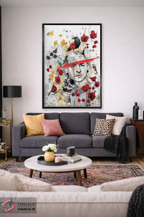تابلو دکوراتیو چستر بنینگتون اثر جان سانتوس - D2B