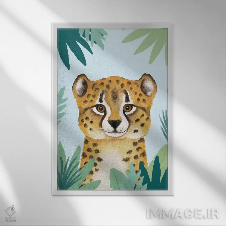 تابلو دکوراتیو در سراسر جهان I اثر جو تایلور - نمای قابدار سفید