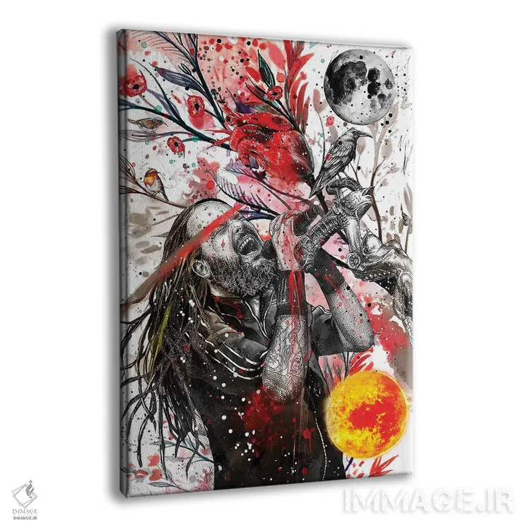 تابلو دکوراتیو جاناتان دیویس اثر جان سانتوس - نمای پرسپکتیو محصول