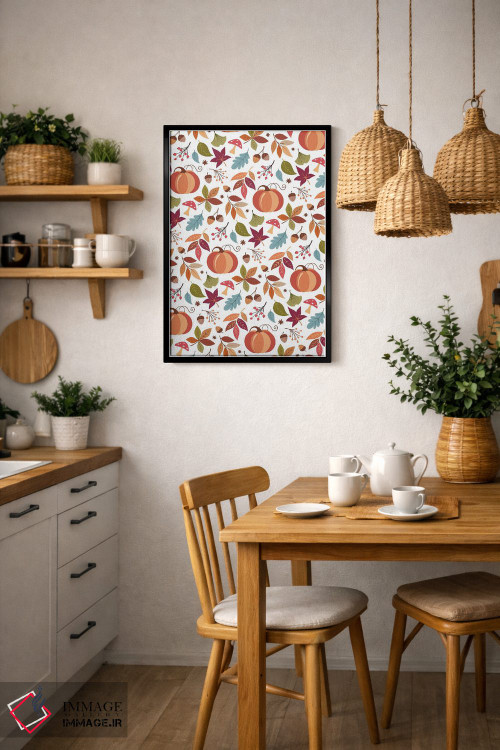 تابلو دکوراتیو ادویه کدو حلوایی اثر جو تایلور - D6B