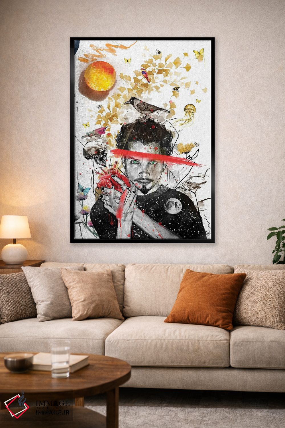 تابلو دکوراتیو کریس کورنل اثر جان سانتوس - D1B