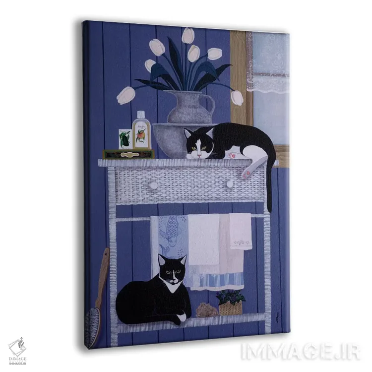 تابلو دکوراتیو اسکار و هارولد اثر یان پانیکو - نمای پرسپکتیو محصول