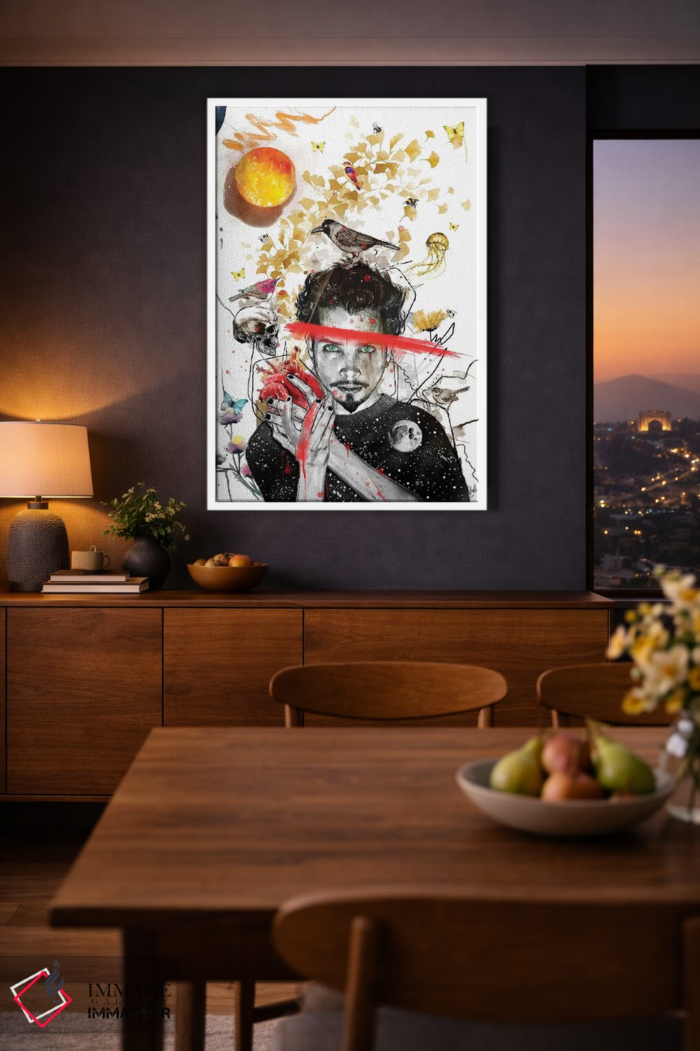 تابلو دکوراتیو کریس کورنل اثر جان سانتوس - D3W