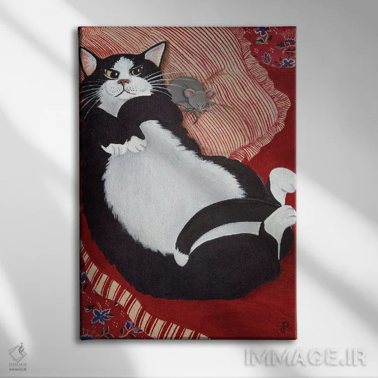 تابلو دکوراتیو هیچ موجودی تکان نمی خورد اثر یان پانیکو - نمای روبهرو روی دیوار