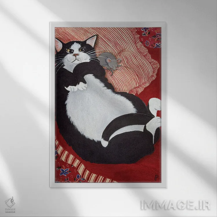 تابلو دکوراتیو هیچ موجودی تکان نمی خورد اثر یان پانیکو - نمای قابدار سفید