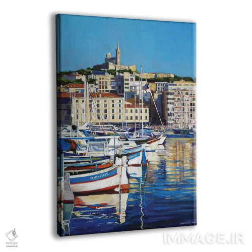 تابلو دکوراتیو مارسی اثر ژان پل کورشیا - نمای پرسپکتیو محصول