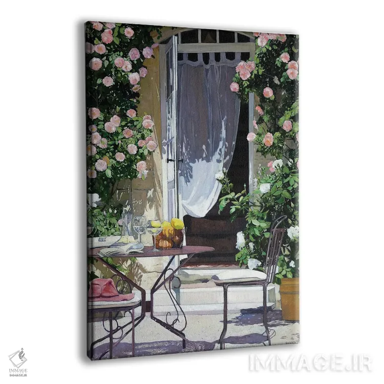 تابلو دکوراتیو سبد میوه اثر ژان پل کورشیا - نمای پرسپکتیو محصول