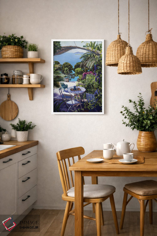 تابلو دکوراتیو ریویرا اثر ژان پل کورشیا - D3W