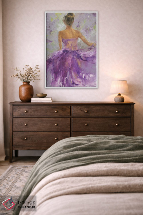 تابلو دکوراتیو چشم انداز روان I اثر جولی جوی - D2W