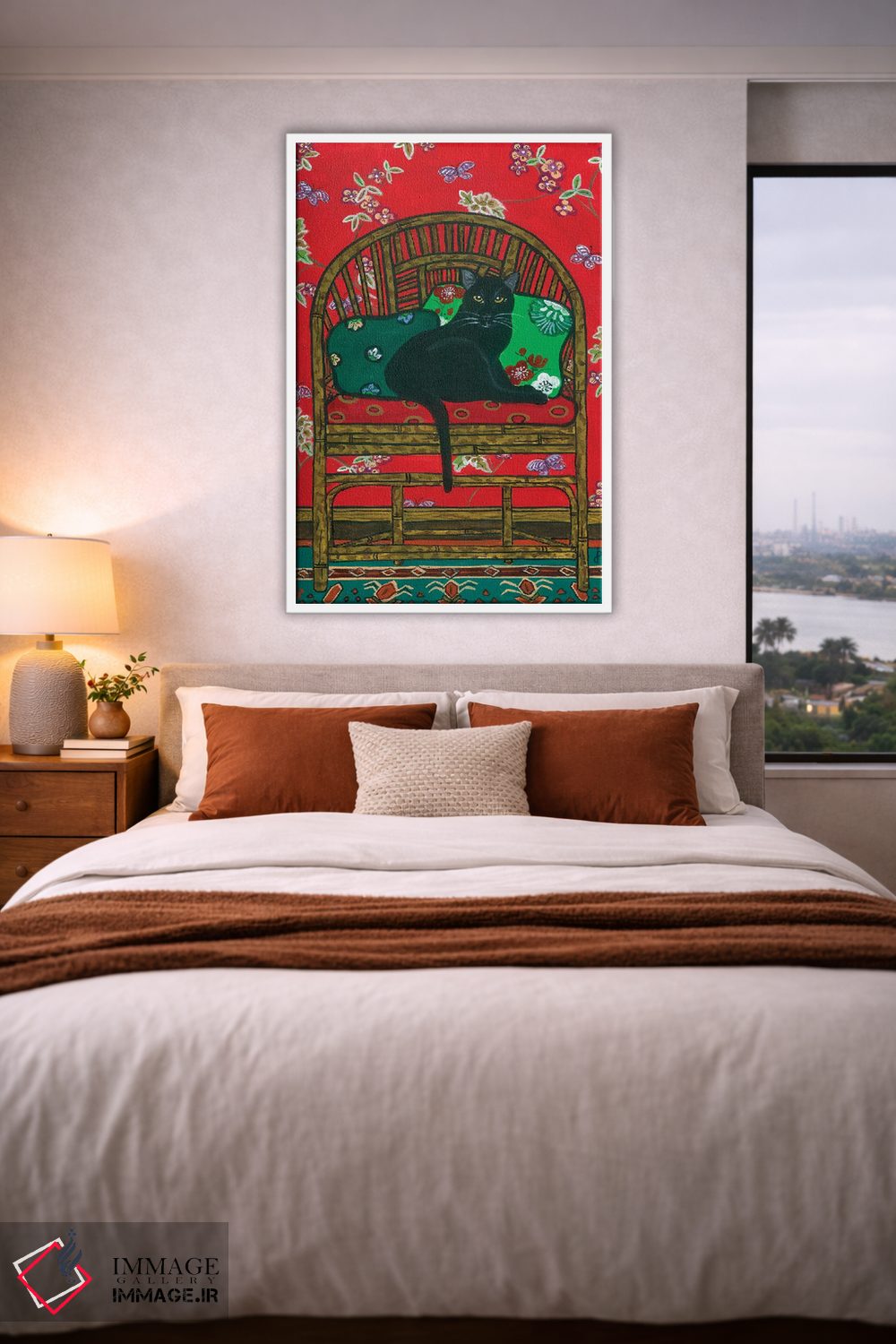 تابلو دکوراتیو صندلی شرقی اثر یان پانیکو - D3W