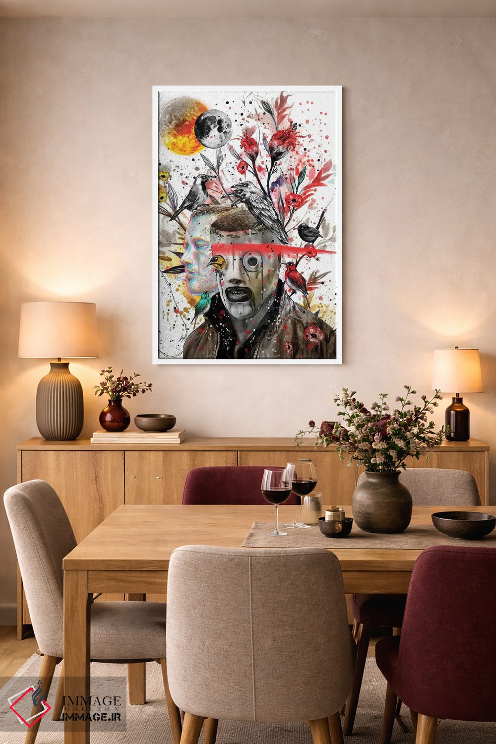 تابلو دکوراتیو کوری تیلور II اثر جان سانتوس - D5W