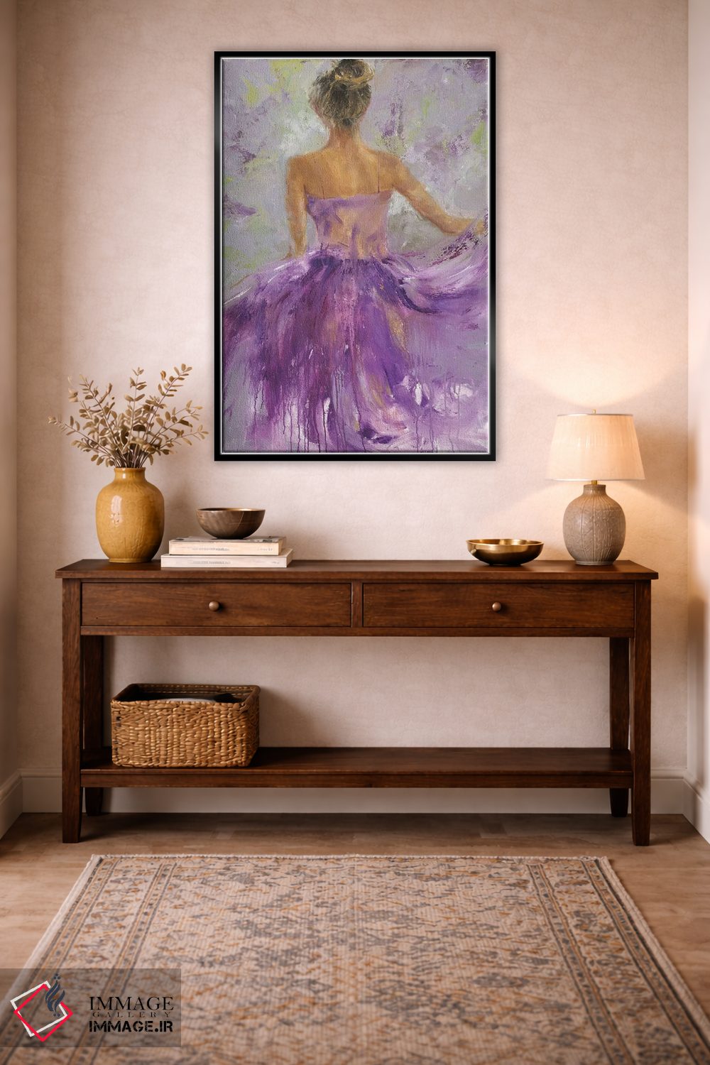 تابلو دکوراتیو چشم انداز روان I اثر جولی جوی - D3B