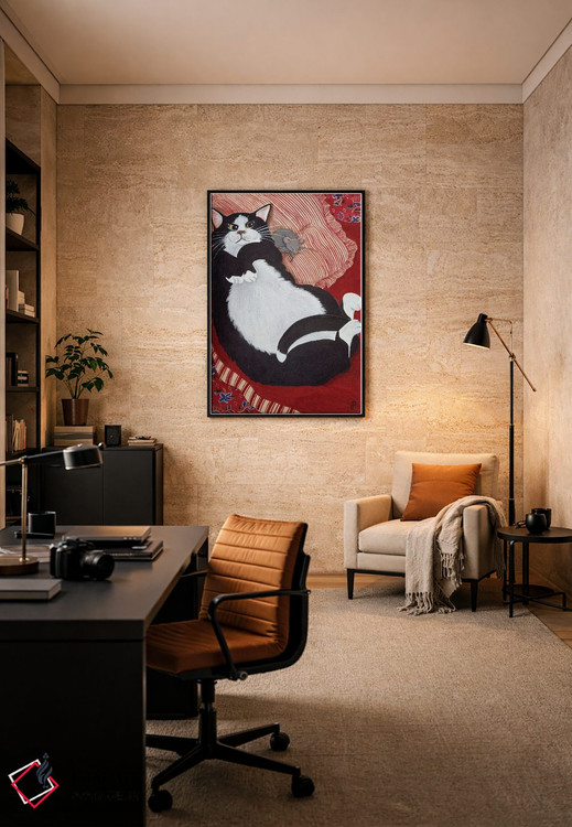 تابلو دکوراتیو هیچ موجودی تکان نمی خورد اثر یان پانیکو - D6B